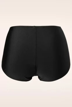 Sale Klassiek Bikinibroekje In Effen Zwart Vrouwen Bikini's