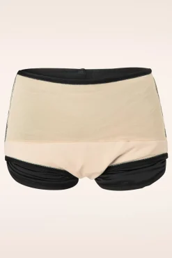 Sale Klassiek Bikinibroekje In Effen Zwart Vrouwen Bikini's