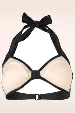 Clearance Klassieke Bikinitop In Effen Zwart Vrouwen Bikini's