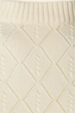 Best Knitted Top In Gebroken Wit Vrouwen Truitjes