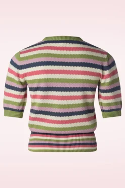 Best Knitted Waffle Top In Multi Vrouwen Truitjes