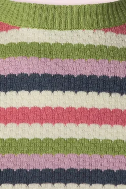 Best Knitted Waffle Top In Multi Vrouwen Truitjes