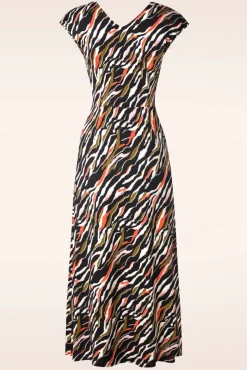 Best Kyra Geknoopte Maxi Jurk In Zwart Vrouwen Plus Size Jurken