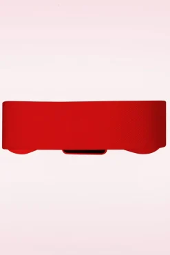 Hot Ladies Day Out Riem Met Vierkante Gesp In Rood Vrouwen Riemen