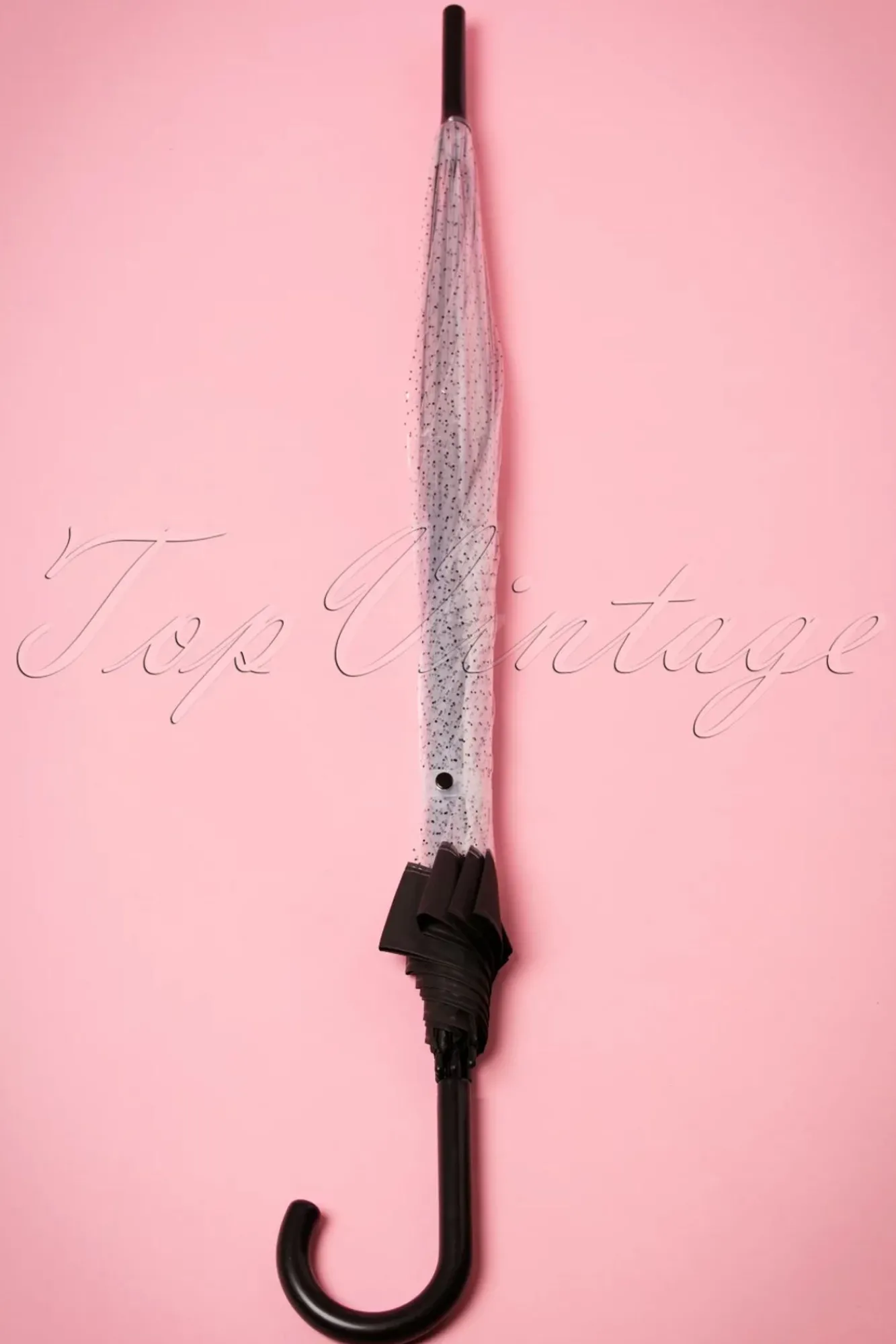 Sale Lady Dot Transparante Koepelparaplu In Zwart Vrouwen Paraplu's