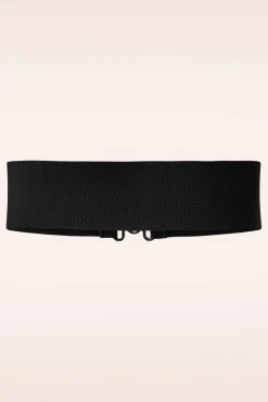 Best Lauren Vintage Stretchriem In Zwart Vrouwen Riemen