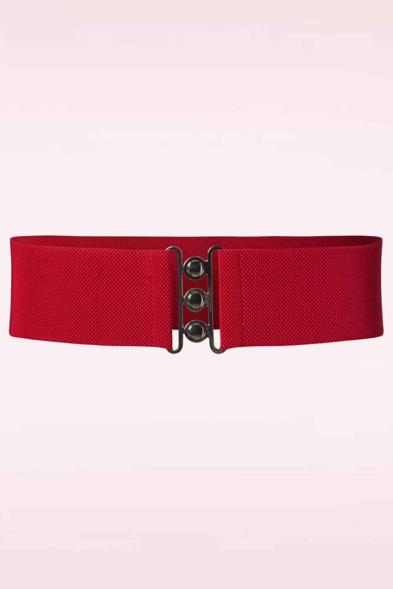 Outlet Lauren Vintage Stretchriem In Rood Vrouwen Riemen