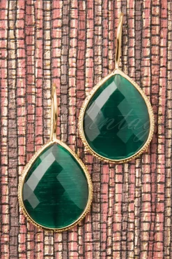 Outlet Lavina Stenen Oorbellen In Smaragd Vrouwen Sieraden