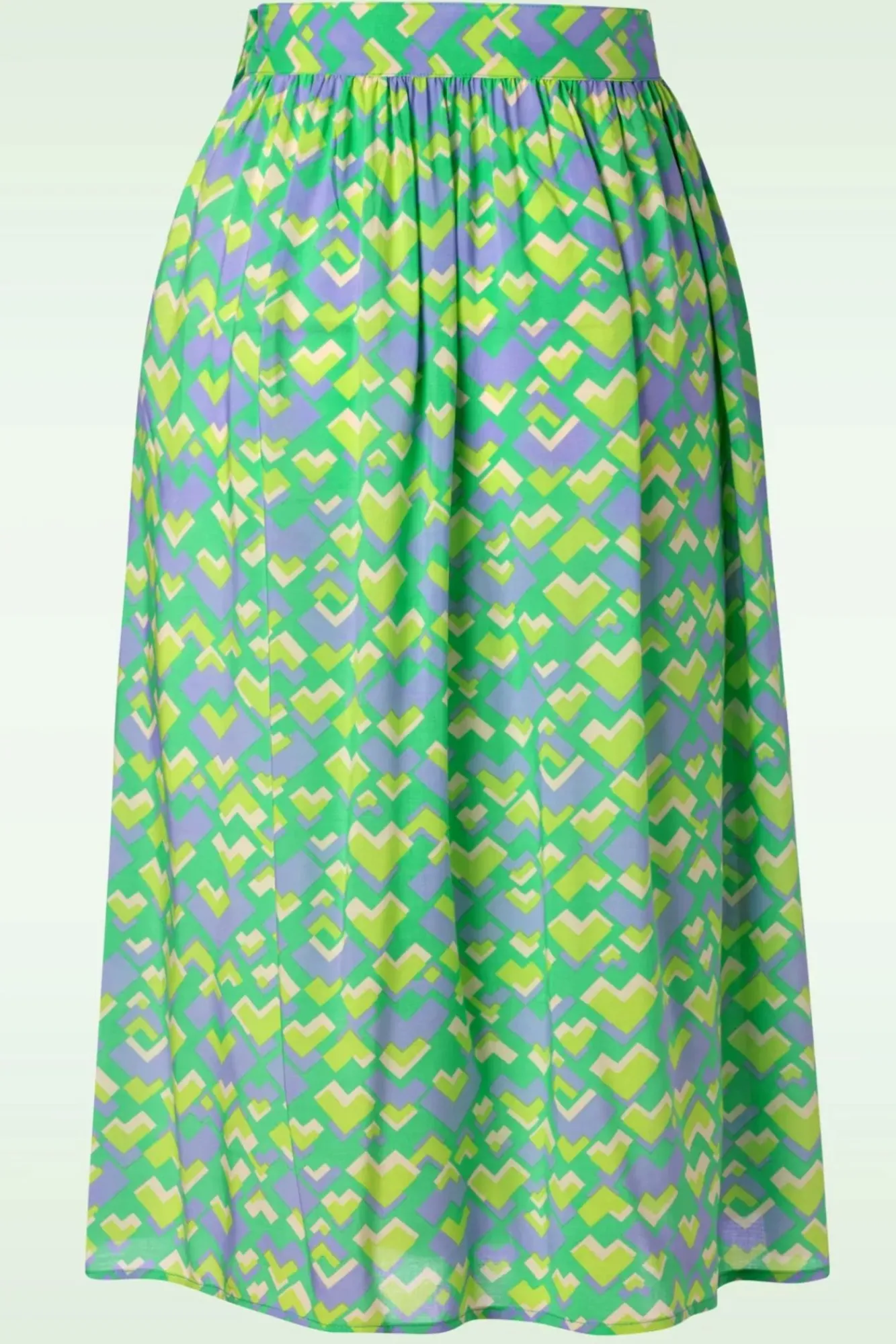 Online Layla Cocktail Rok In Macaw Groen Vrouwen Rokken