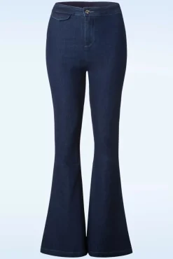 Discount Legs Eleven Uitlopende Broek Van Denim Vrouwen Broeken