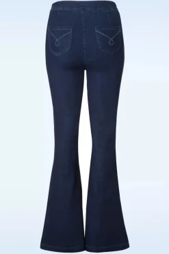Discount Legs Eleven Uitlopende Broek Van Denim Vrouwen Broeken