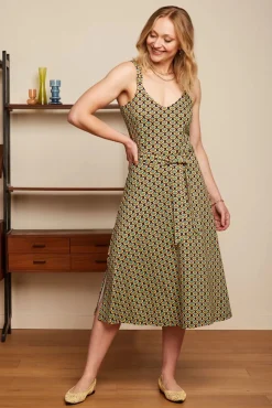 Clearance Lenny Indy Jurk In Delphinium Groen Vrouwen Plus Size Jurken