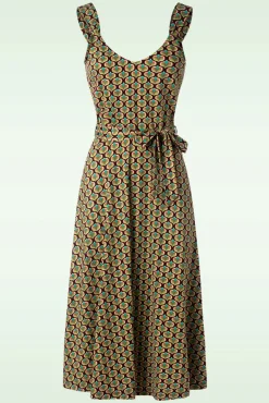 Clearance Lenny Indy Jurk In Delphinium Groen Vrouwen Plus Size Jurken