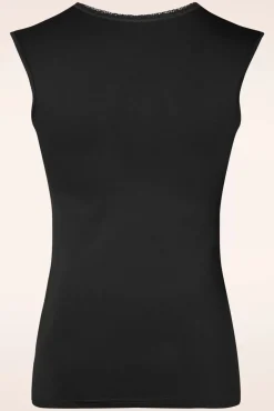 New Let Romance Rule Top In Zwart Vrouwen Tops