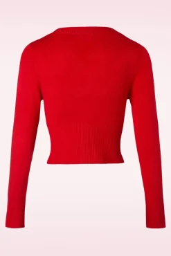 Hot Let's Go Dancing Vest In Lipstick Red Vrouwen Vestjes