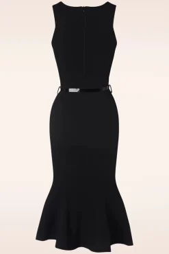 Outlet Lexi Pencil Jurk In Zwart Vrouwen Plus Size Jurken