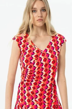 Sale Lia Mouwloze Top In Fuchsia Vrouwen Truitjes