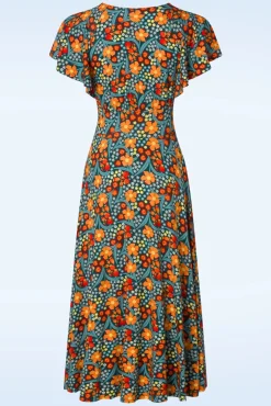 Lightest Wings Jurk In Lovely Millefleurs Vrouwen Midi Jurken