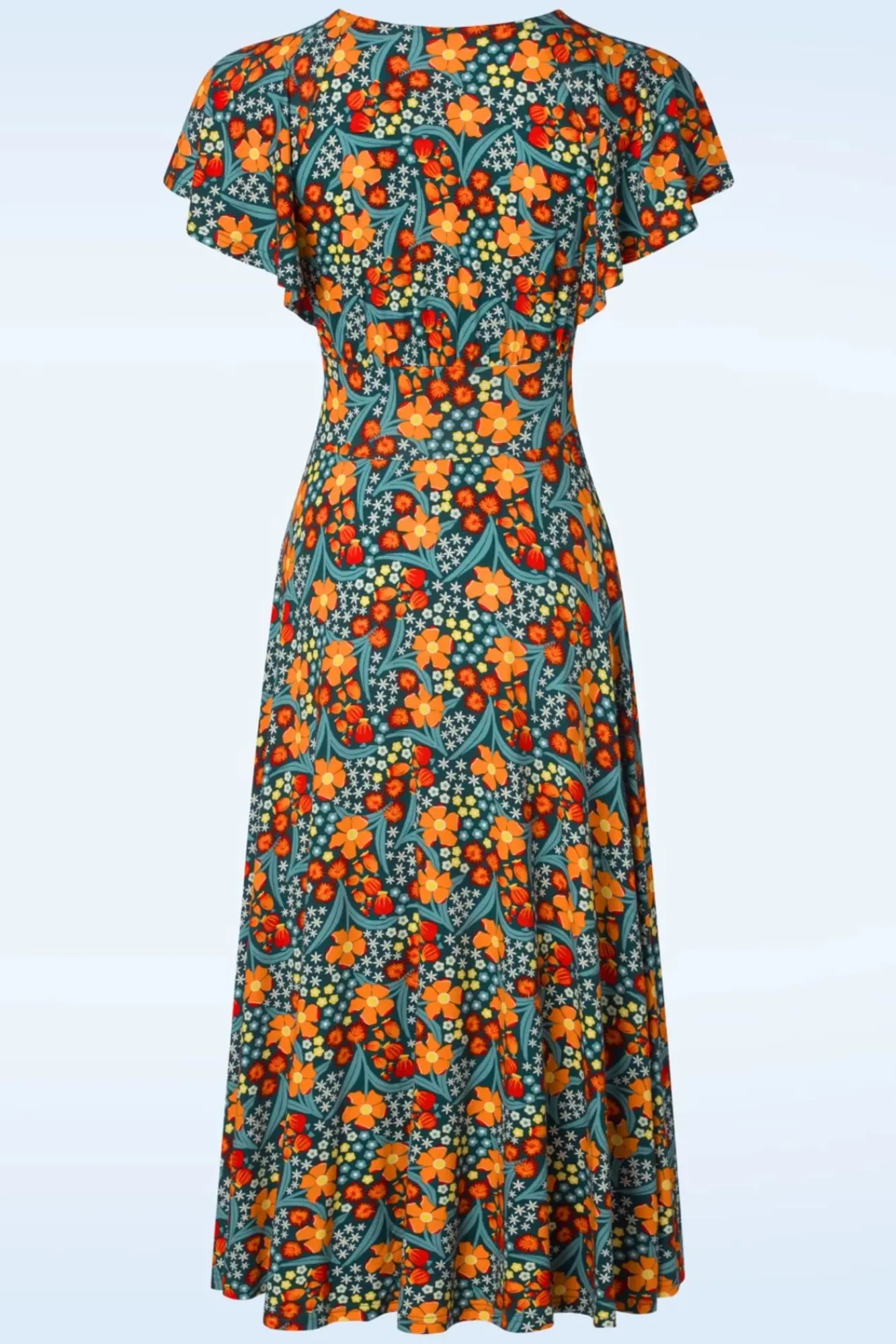 Lightest Wings Jurk In Lovely Millefleurs Vrouwen Midi Jurken