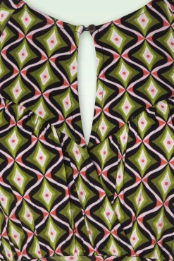 Discount Lightest Wings Jurk In Pineapple Shell Vrouwen Midi Jurken