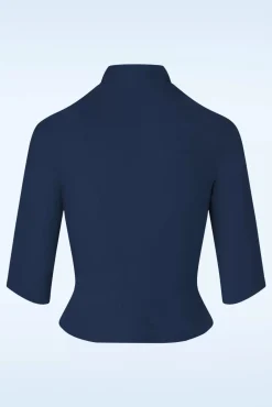 Best Liza Lee Becoming Versatility Chic Blazer In Marineblauw Vrouwen Jassen