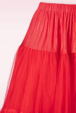 Lola Lifeforms Petticoat In Rood Vrouwen Petticoats