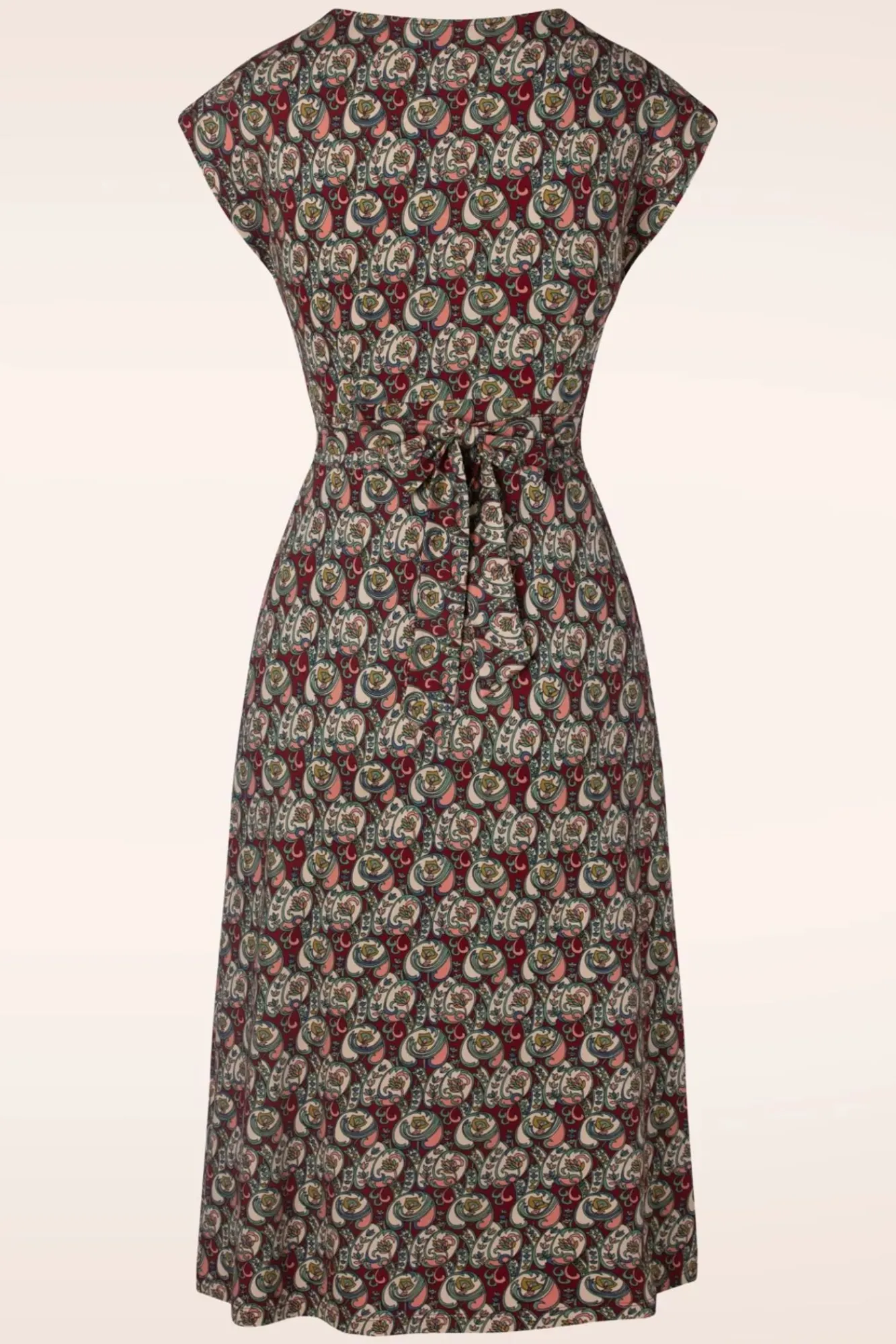 Clearance Lot Navarro Midi-Jurk In True Rood Vrouwen Midi Jurken