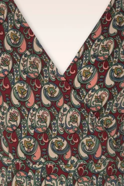 Clearance Lot Navarro Midi-Jurk In True Rood Vrouwen Midi Jurken