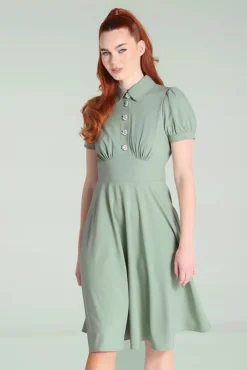 Maddy Jurk In Groen Vrouwen Effen Jurken