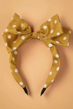 Clearance Magdalena Haarband In Mosterd Vrouwen Haaraccessoires