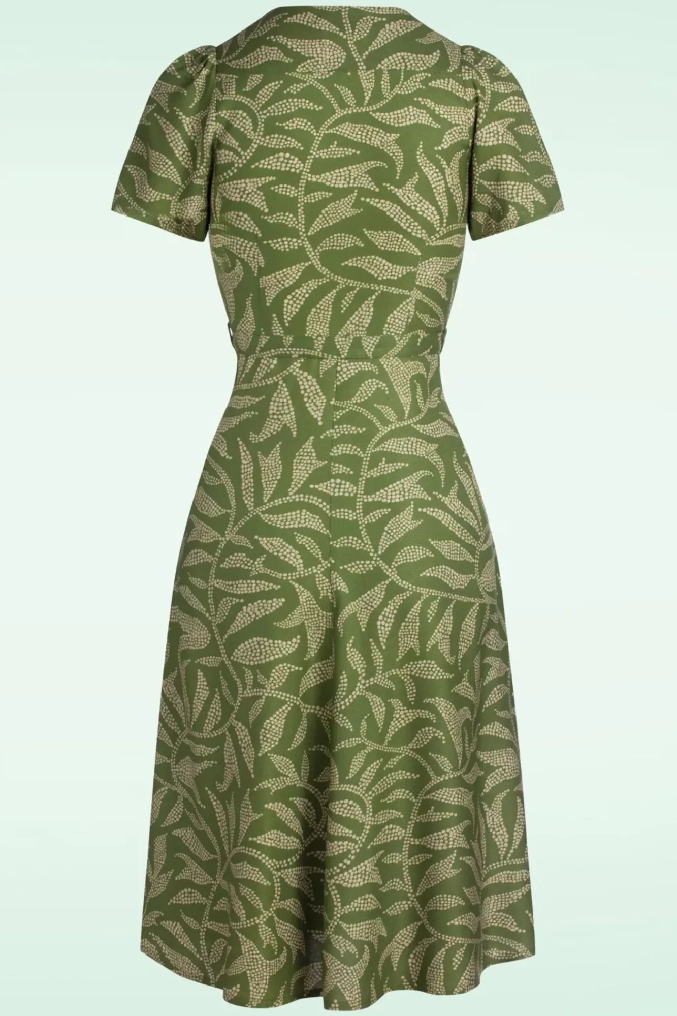 Sale Magnolia Celebes Jurk In Groen Vrouwen Swing Jurken