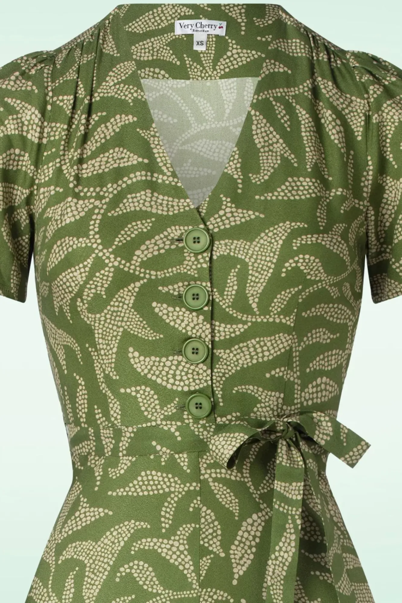 Sale Magnolia Celebes Jurk In Groen Vrouwen Swing Jurken