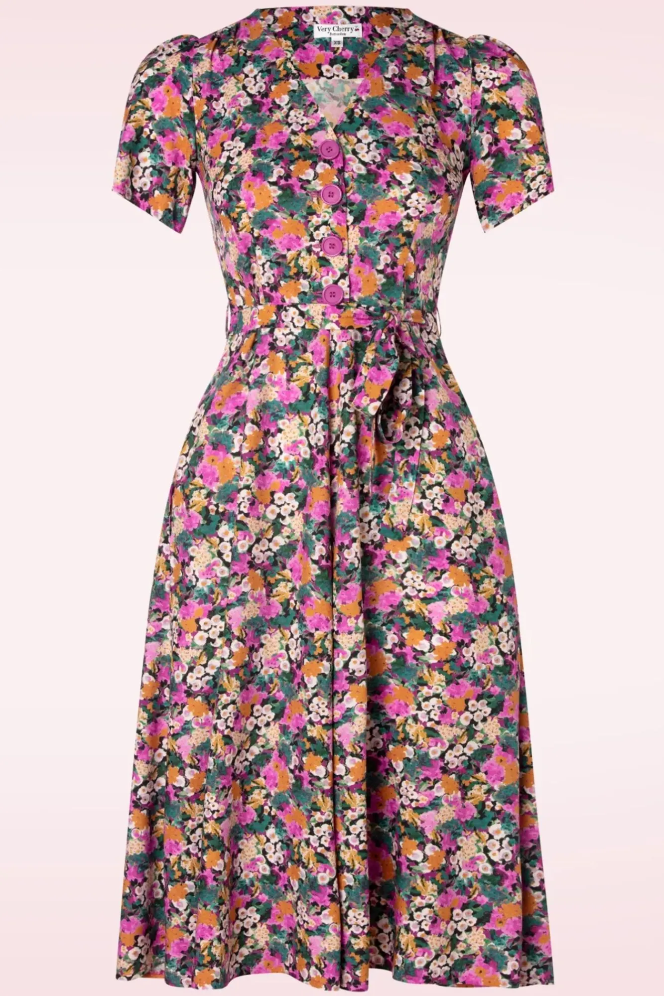 Clearance Magnolia Jurk In Botanica Rose Vrouwen Plus Size Jurken