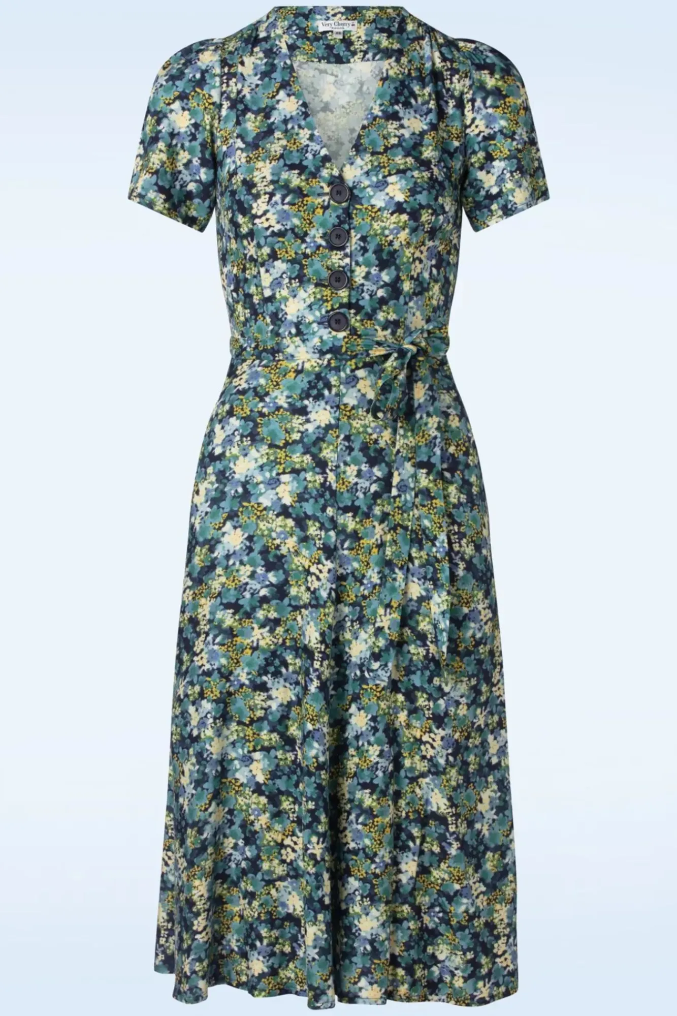 Hot Magnolia My Fair Lady Jurk In Blauw Vrouwen Swing Jurken