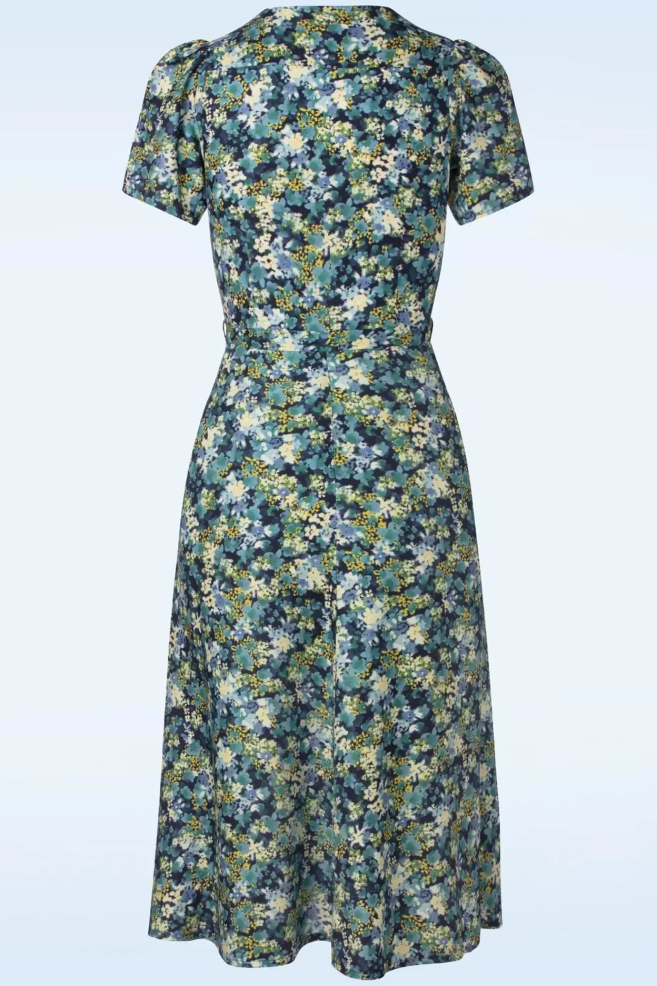 Hot Magnolia My Fair Lady Jurk In Blauw Vrouwen Swing Jurken