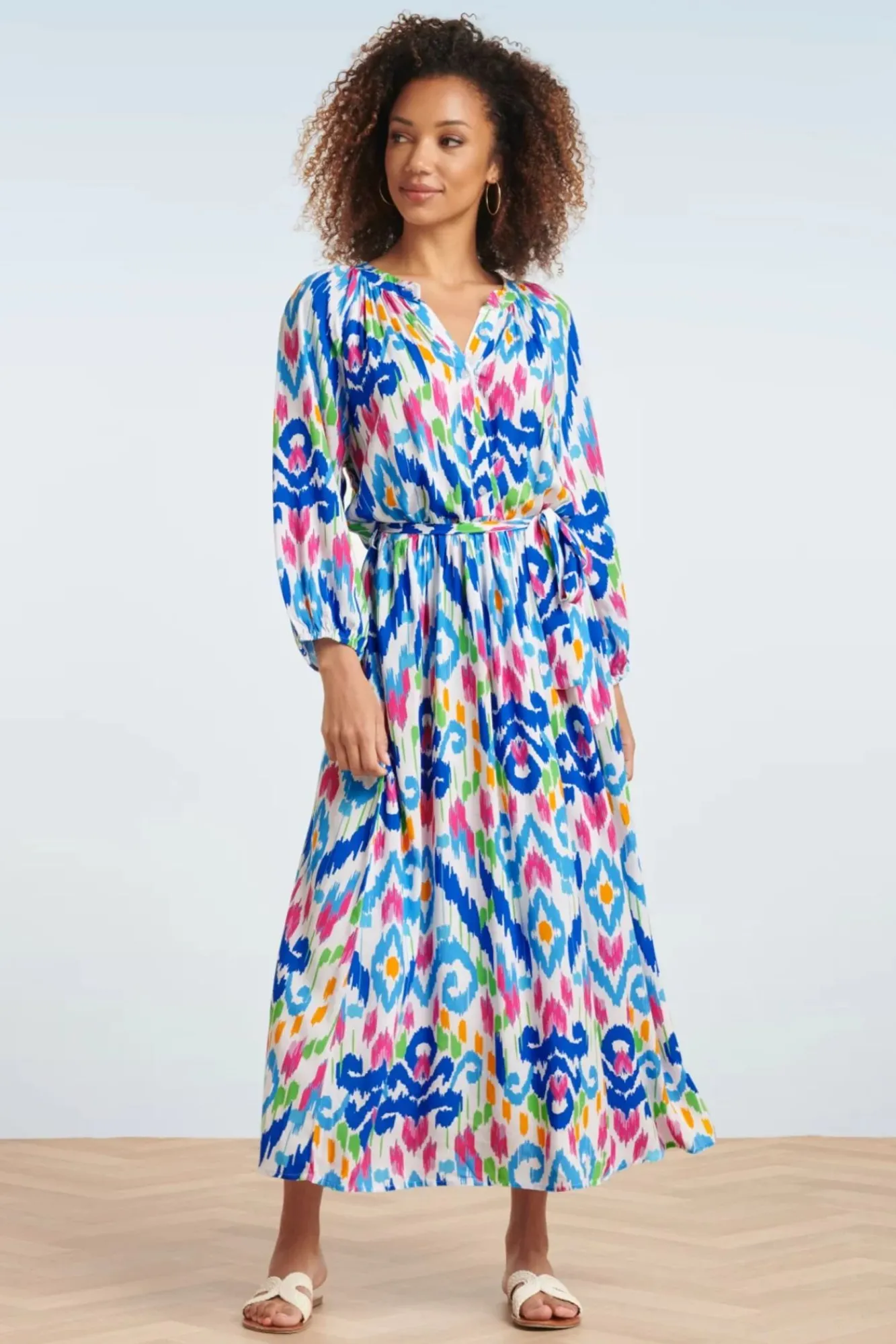 Outlet Maisy Maxi Jurk In Multi Vrouwen Plus Size Jurken