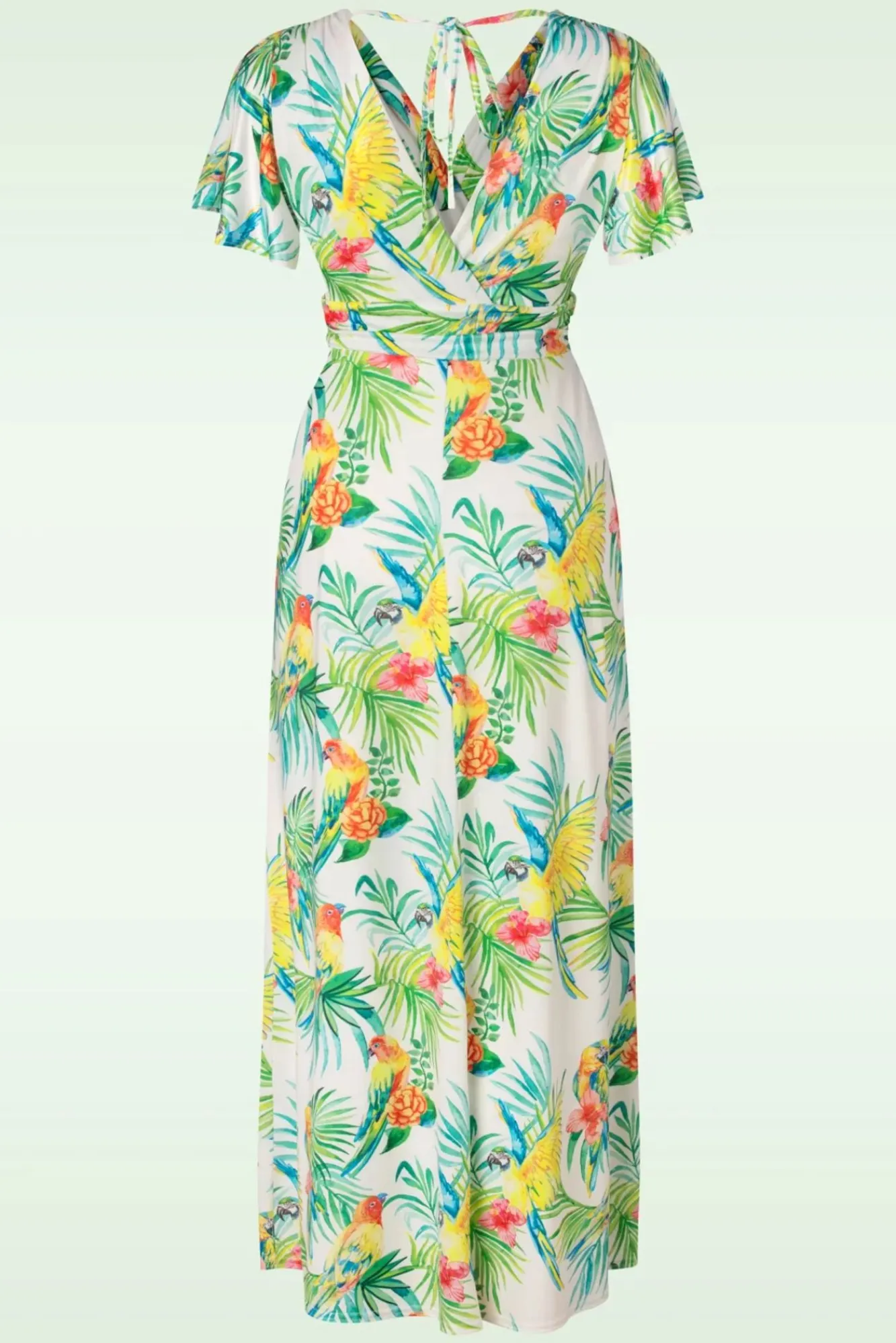 Sale Malia Tropical Parrot Maxi Jurk In Multi Vrouwen Plus Size Jurken