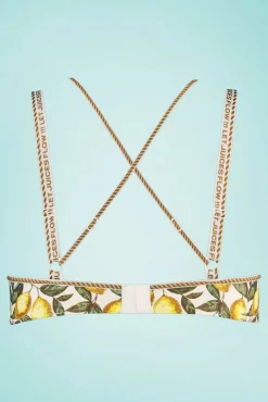 Discount Mambo Amalfi Demi-Bh Met Citroenprint In Creme Vrouwen Bh's