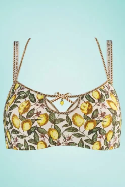 Discount Mambo Amalfi Demi-Bh Met Citroenprint In Creme Vrouwen Bh's
