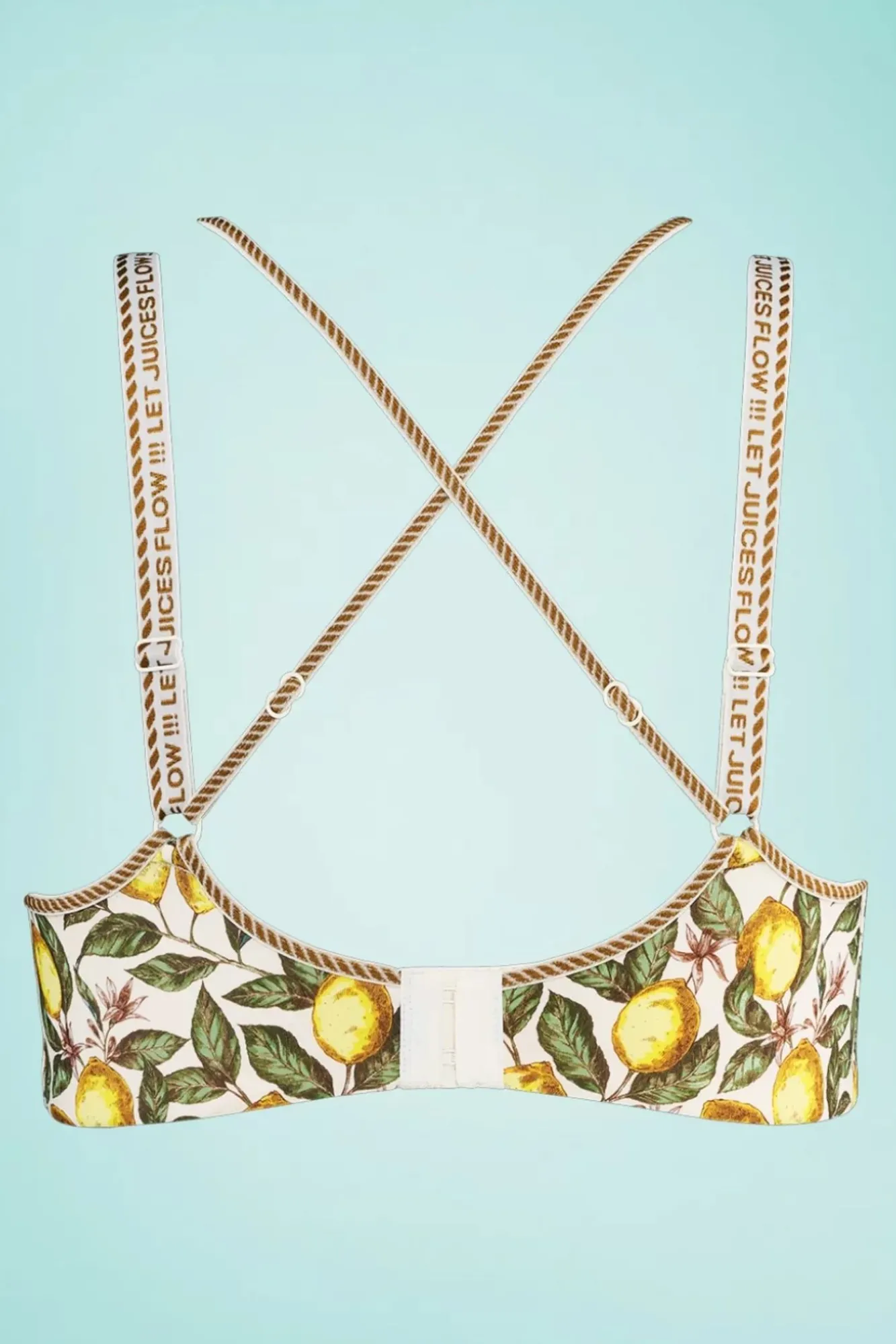 Discount Mambo Amalfi Demi-Bh Met Citroenprint In Creme Vrouwen Bh's