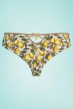 Discount Mambo Amalfi Vlinderbroekje Met Citroenprint In Creme Vrouwen Lingerie
