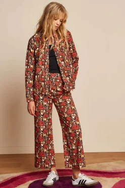 Hot Marcie Cropped Broek Ryder In Marsepein Vrouwen Broeken