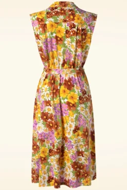 Hot Marianne Marini Jurk In Tuscan Geel Vrouwen Plus Size Jurken