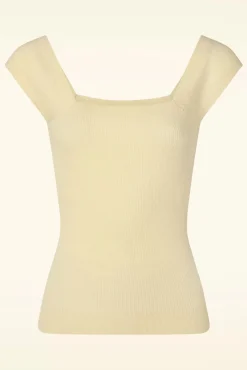 Clearance Marie Club Top In Creme Vrouwen Tops