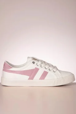Online Mark Cox Tennis Sneakers In Gebroken Wit En Lichtroze Vrouwen Sneakers