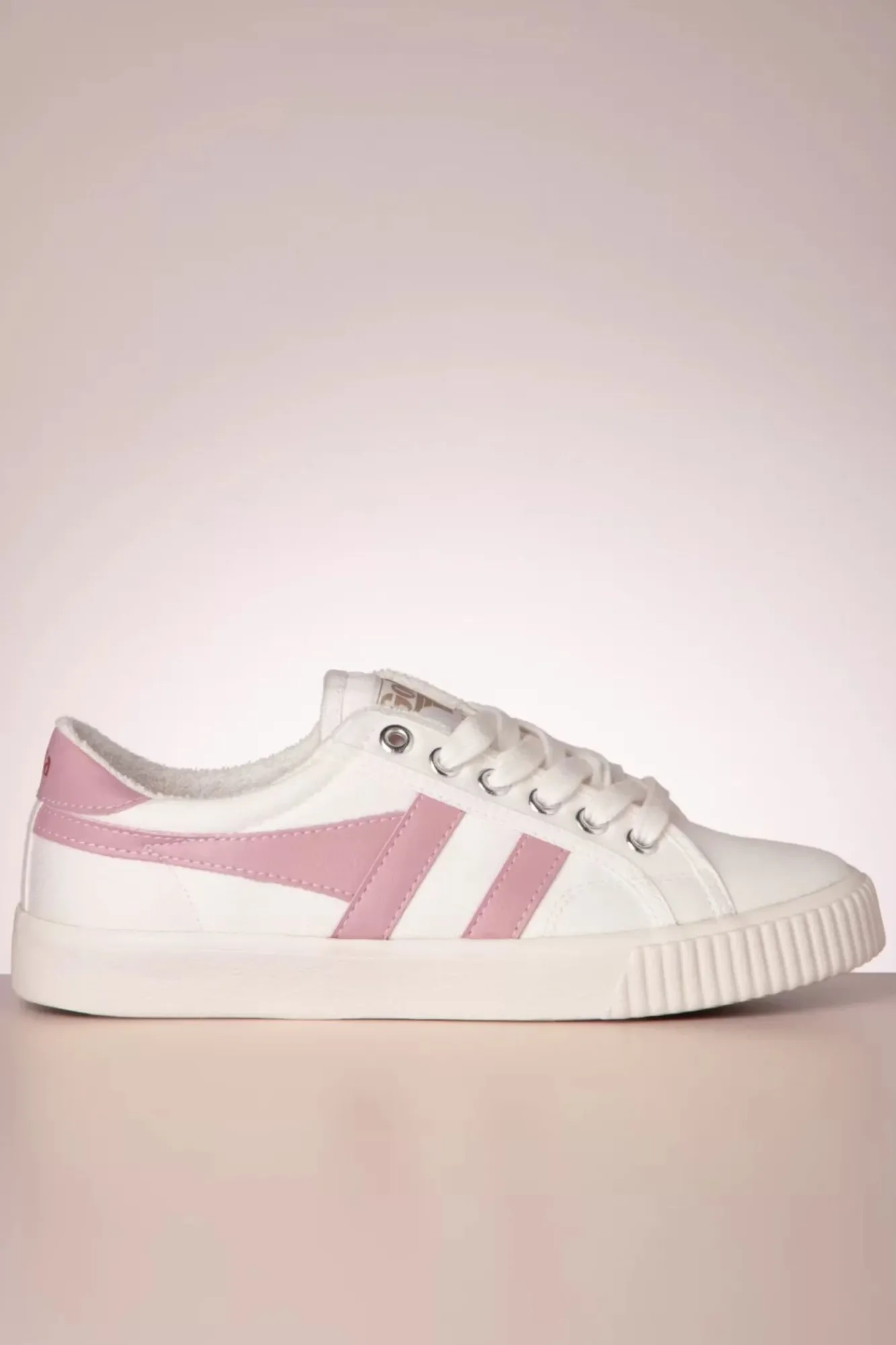 Online Mark Cox Tennis Sneakers In Gebroken Wit En Lichtroze Vrouwen Sneakers