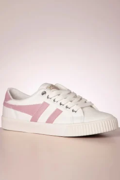 Online Mark Cox Tennis Sneakers In Gebroken Wit En Lichtroze Vrouwen Sneakers
