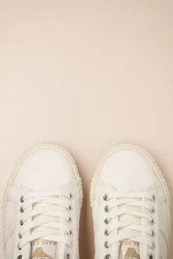 Discount Mark Cox Tennis Sneakers In Gebroken Wit Vrouwen Sneakers