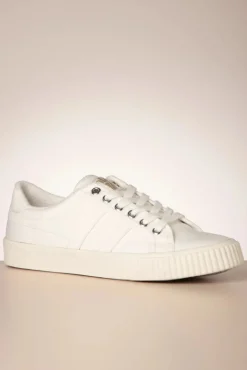 Discount Mark Cox Tennis Sneakers In Gebroken Wit Vrouwen Sneakers