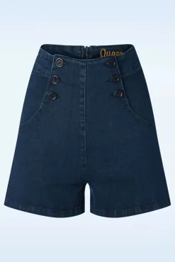 Outlet Marlyn Shorts In Donkerblauw Vrouwen Broeken